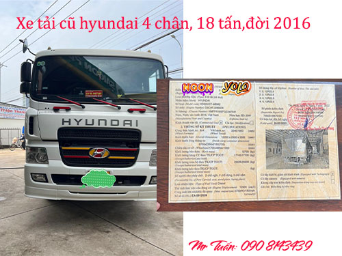 Thu mua xe tải cũ Hyundai giá cao, trao đổi xe tải cũ Huyndai.